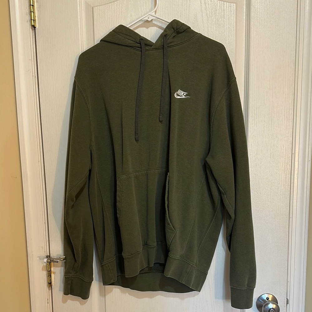Nike Olive green mens hoodie